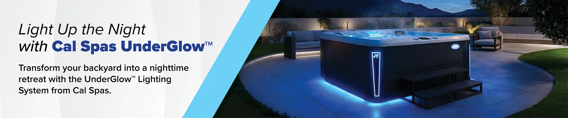 Calspas hot tub being used in a family setting - Flint